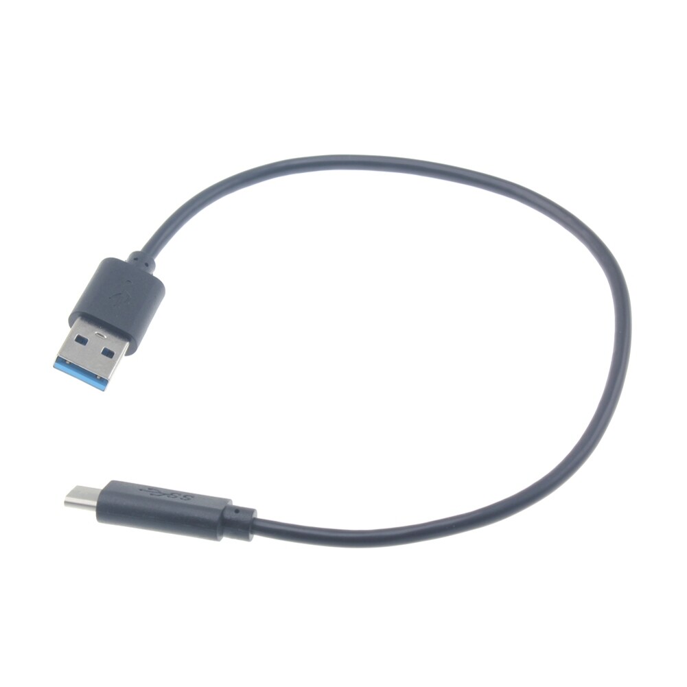 Compact 1ft USB-C Charger Cable for Galaxy S24/Plus/Ultra Power Wire
