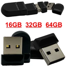 16GB 32GB 64GB Mini USB 2.0 Flash Drive Thumb U Disk Memory Stick Small