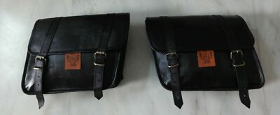 Leather Motorcycle Saddle Bags Saddlebag Luggage Bag For Sportster Retro Fashion