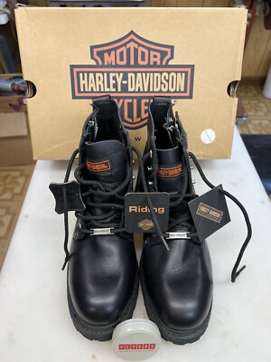 Harley-Davidson Soft Leather Side Zip Riding Boots Size 11 1/2 Harley-Davidson® Men main image 3