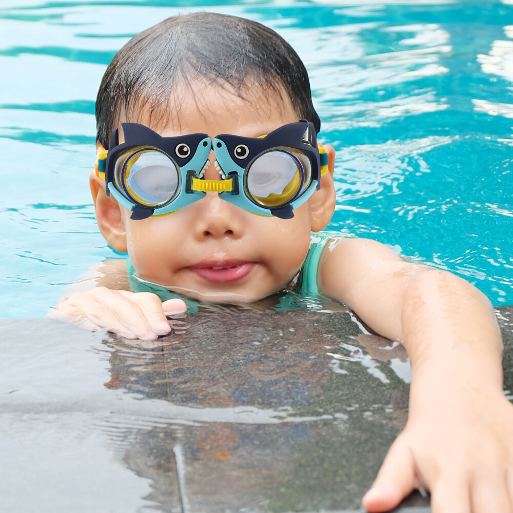 TOYANDONA Kinder Schwimmbrille Mit Antibeschlag - Frosch Design Für Kleinkinder Im Pool