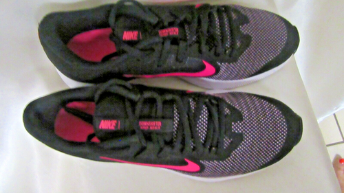 GIRL`S NIKE DOWNSHIFTER 9 (GS) ATHLETIC SNEAKERS SIZE 7Y NEW #AR4135 003 BLCK/HY - Picture 9 of 10