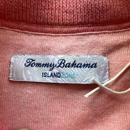 Tommy Bahama Coolside IslandZone Full Zip Vest Mens XLarge Pink Knit Golf New - Picture 4 of 16