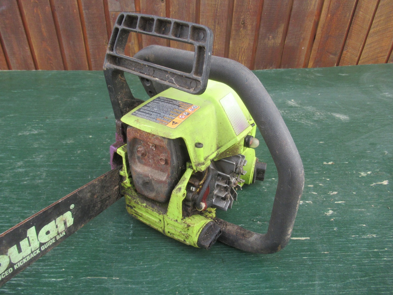 Vintage POULAN Chainsaw Chain Saw with 16" Bar FOR PARTS | eBay