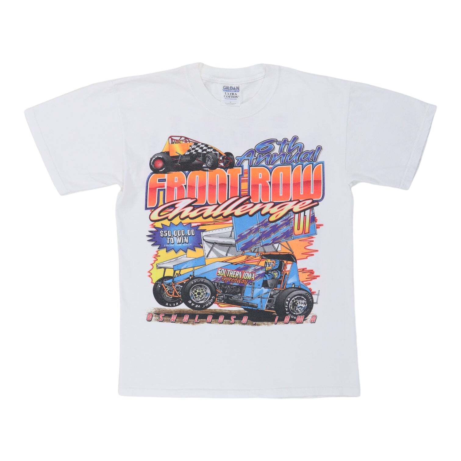 FILA Vintage 2001 Front Row Challenge Sprint Car Shirt Size: Medium