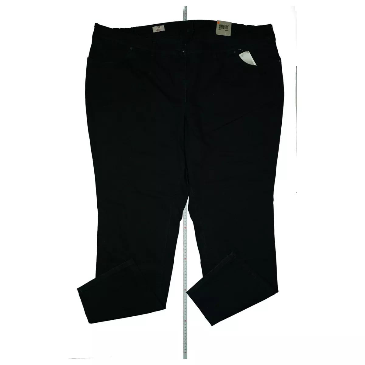 Gerke Tanja Womens Stretch Jeans Pants Comfort Plus Size 56 Stretchable L32 Blac