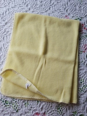 yellow receiving blanket