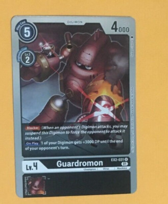 Guardromon EX2-031 R Digimon CCG | Digital Hazard Near Mint English