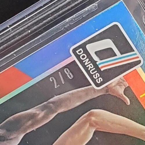 ZACH LAVINE 14-15 DONRUSS THE ROOKIES JERSEY NUMBERS RC 2/8 BGS 9.5 - Image 2 of 4