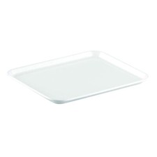 WACA Auslagenplatten klassisches Serviertablett aus Melamin Farbe Weiß