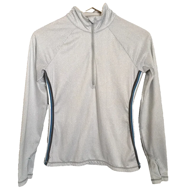 athleta long sleeve 1/4 zip fitted thumbhole jacket