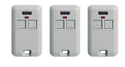 4200 Comp Gate/Garage 2-Button Remote Multicode 300MHz 10 Switch 3-PACK