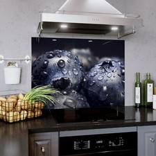 Glass Splashback Kitchen Hob Panel Cooker Wall  ANY SIZE Fruits in Water 1032