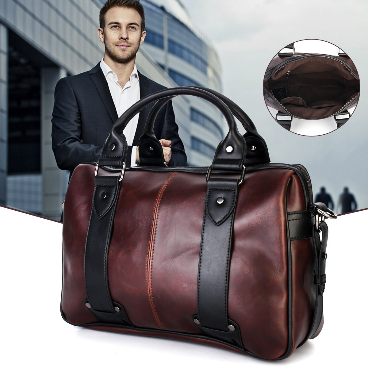 men's canvas handbags