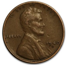 1940 D Lincoln Wheat Cent Collectible Coin Fine Please Read Description 1940 D Lincoln Wheat Cent Collectible Coin Fine Please Read Description