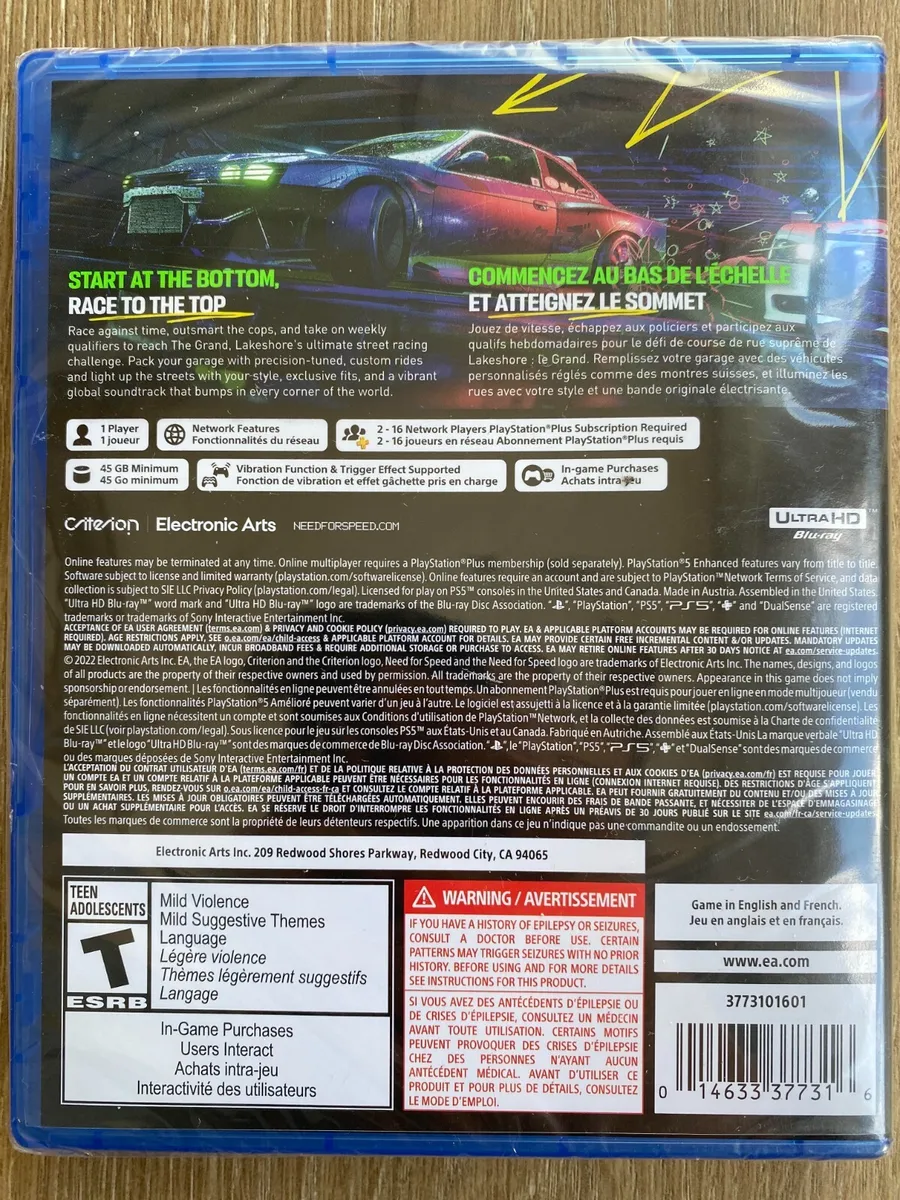 NFS Unbound PlayStation 5 - Best Buy