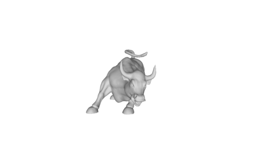 Printle Animal Bull 1-Spanish Bull Ready to Charge Figure for Dioramas Train Set - Picture 3 of 11