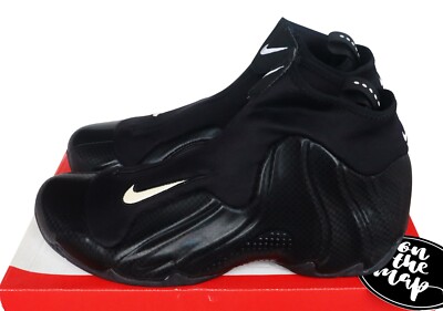 Nike Air Flightposite 2014 Carbon Fiber Men\'s Size 11 Shoes Black 642307-001 NIKE AIR FLIGHTPOSITE 2014 Size 10 Carbon Fiber Black Silver  main image 2