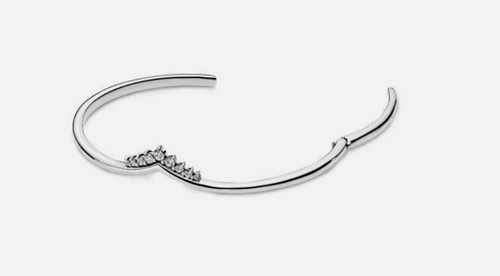 PANDORA Tiara Wishbone Open Bangle (Genuine)