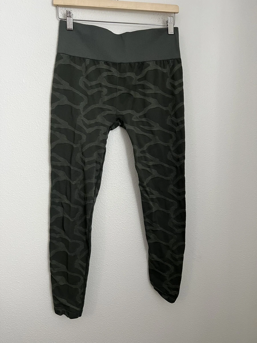 Marika Green Camo Camouflage High Waist Full Length Leggings Yoga