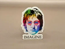The Beatles Vinyl Stickers John Lennon Yellow Submarine 60's Classic Rock Music 