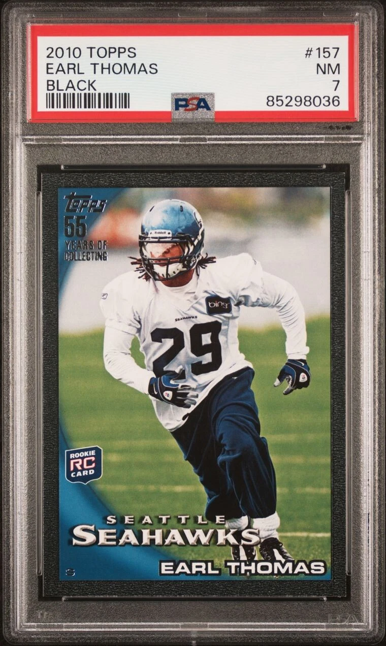 Earl Thomas Topps #157 Black