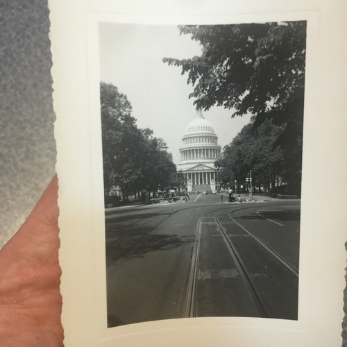 Vintage 1942 Photograph Photo Washington DC Capital Building Original 4x3 - Picture 3 of 4