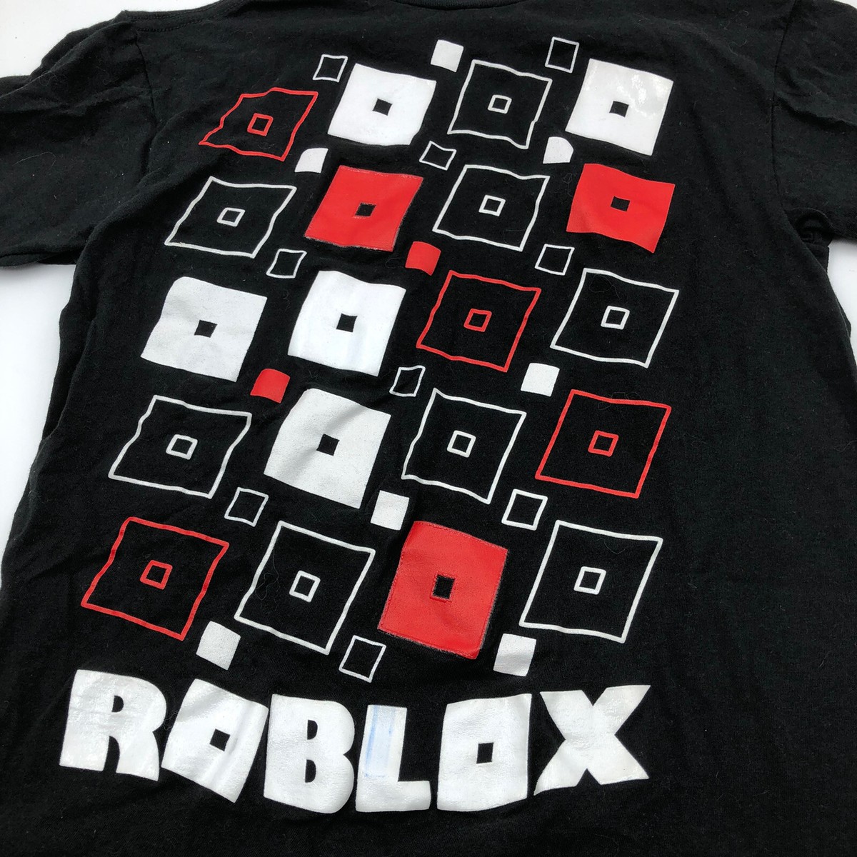 Nike Lightning Shirt Roblox ROBLOX Red Black White Square Graphic