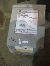 GE 9T51B0030G03 Transformer 1 KVA 1 Phase 120/240 X 120/240V N3R -T52-WARRANTY