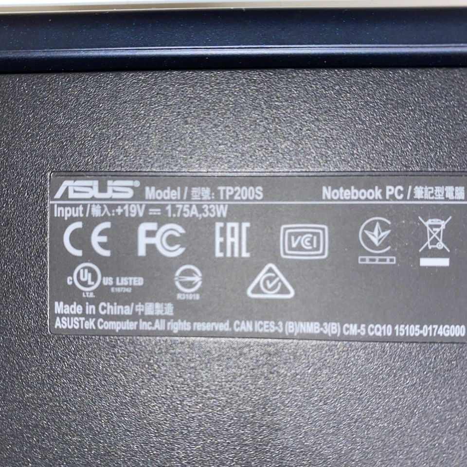 Libro ASUS Transformer Flip TP200S ~ Realizado de fábrica. Foto 2 de 4