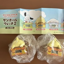 Sanrio Characters Cardboard Watch 2 Set Pompompurin, Cinnamoroll,
