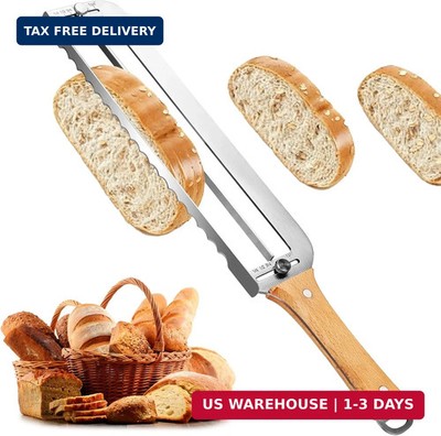 Adjustable Bread Slicer for Homemade Bread Upgrade Manual Sourdough Bread Kn...