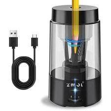 Fully Automatic Pencil Sharpener for Classroom, Hands-Free,Battery Operated R...