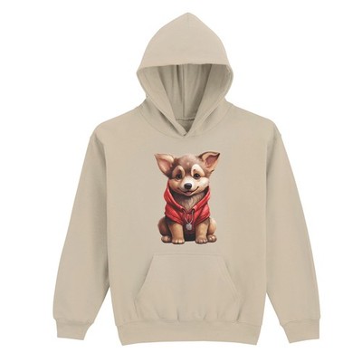 Welpe Hund Tier Kinder Hoodie rot Jacke Kapuzenpullover