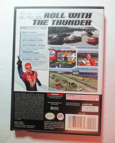 2002 EA Sports Nascar Thunder 2003 Nintendo GameCube Disc w/ Manual - Tested - Picture 2 of 6