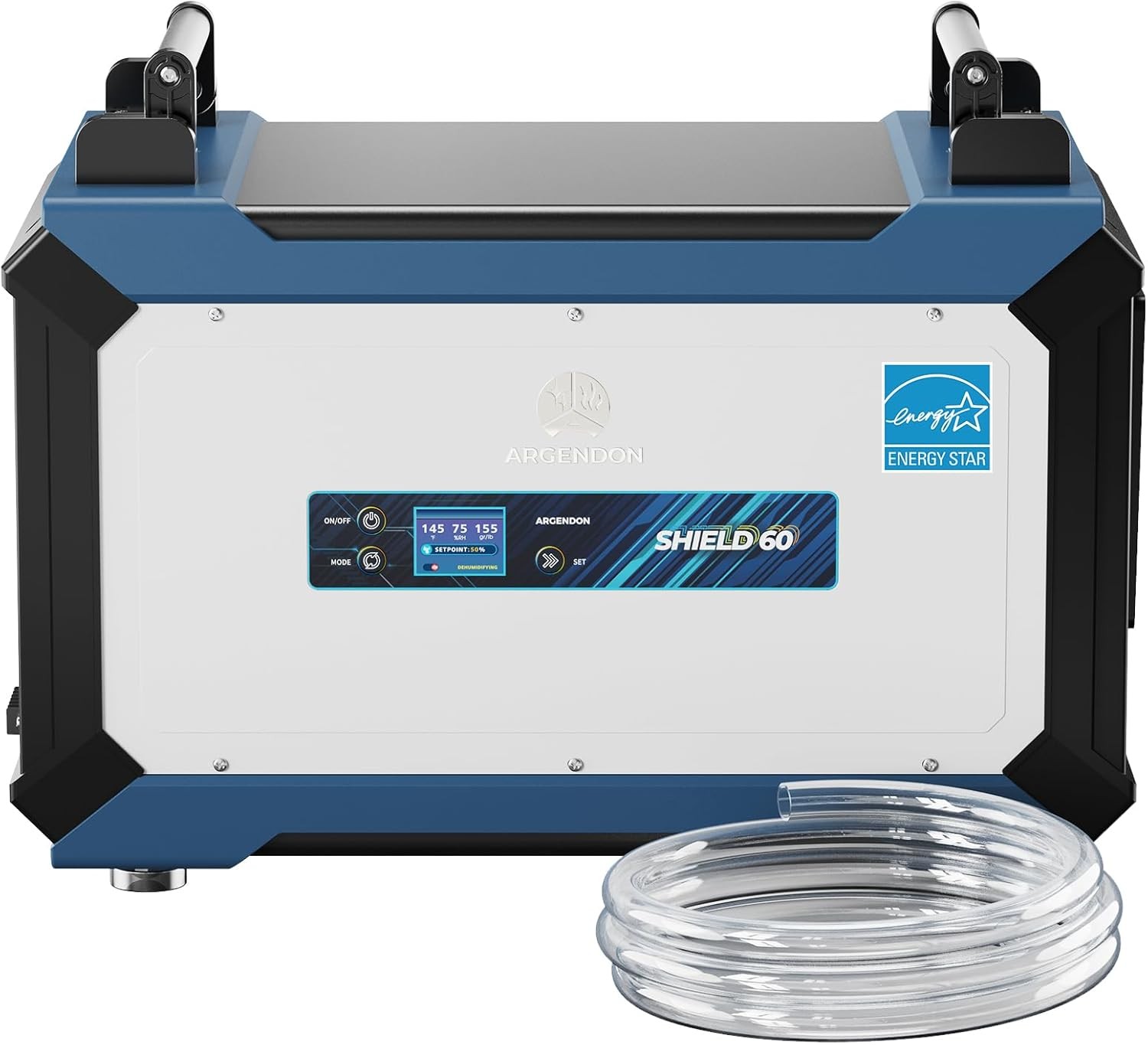 ARGENDON Shield 60 Dehumidifier with Drain Hose Energy Star 145 Pint Crawl Space