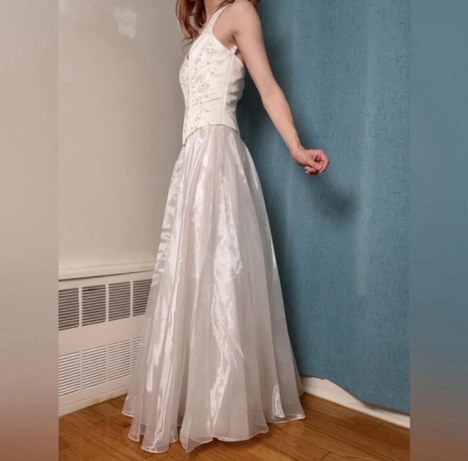 Nuevo con etiquetas Vestido de novia Nox Halter Top - XS - Excelente Estado Foto 2 de 4