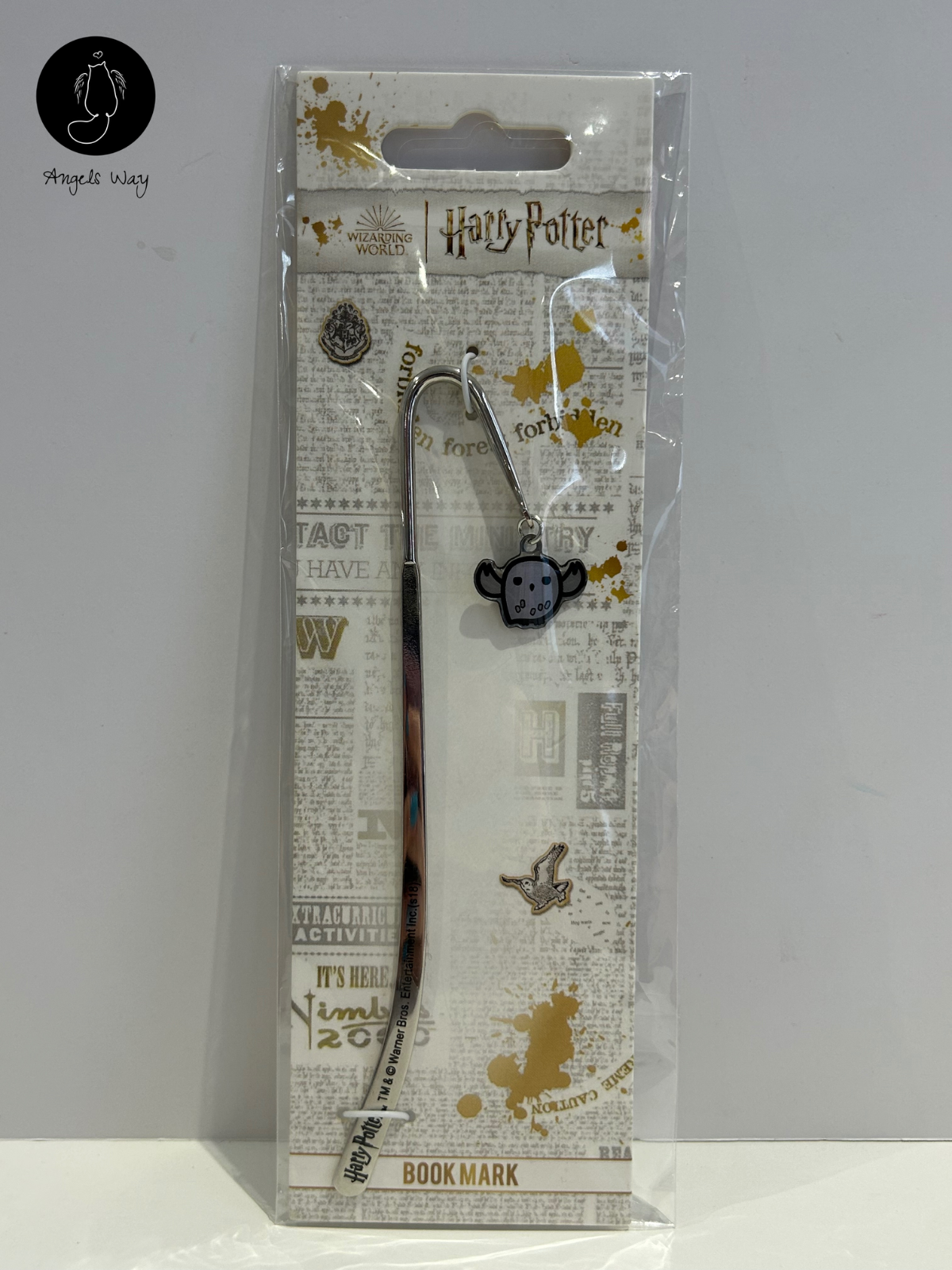 Harry Potter Hedwig Owl Bookmark Charm Silver Plated Official Gift