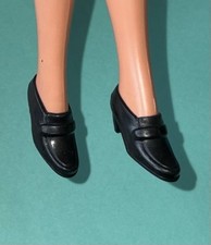 Barbie Vintage Pilot Doll Shoes Pair Black Heels 1999