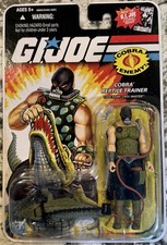 GI Joe 25th Anniversary Cobra Croc Master Comic Series Cobra Reptile Trainer MOC