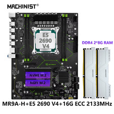 MR9A-H X99 LGA 2011-3 Motherboard Set Kit Xeon E5 2690 V4 CPU Processor with DDR