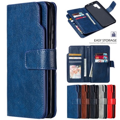 Für iPhone 17E 16 15 Pro Max 14 13 12 11 Magnet Hülle Leder Wallet Flip Cover