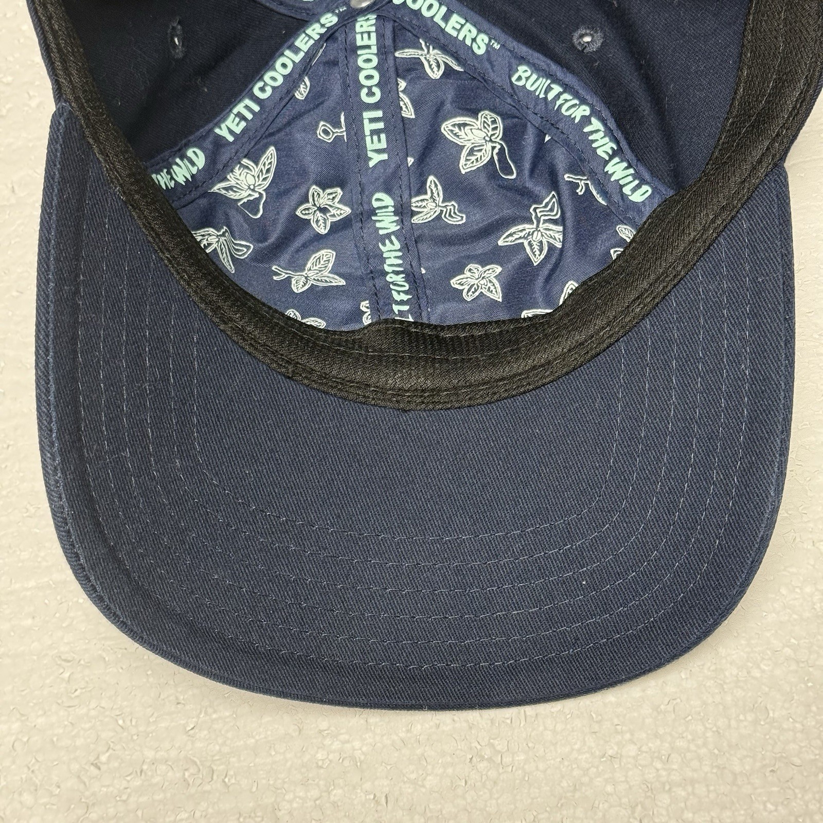 Yeti Cap Hat Blue Strap Back - image 6
