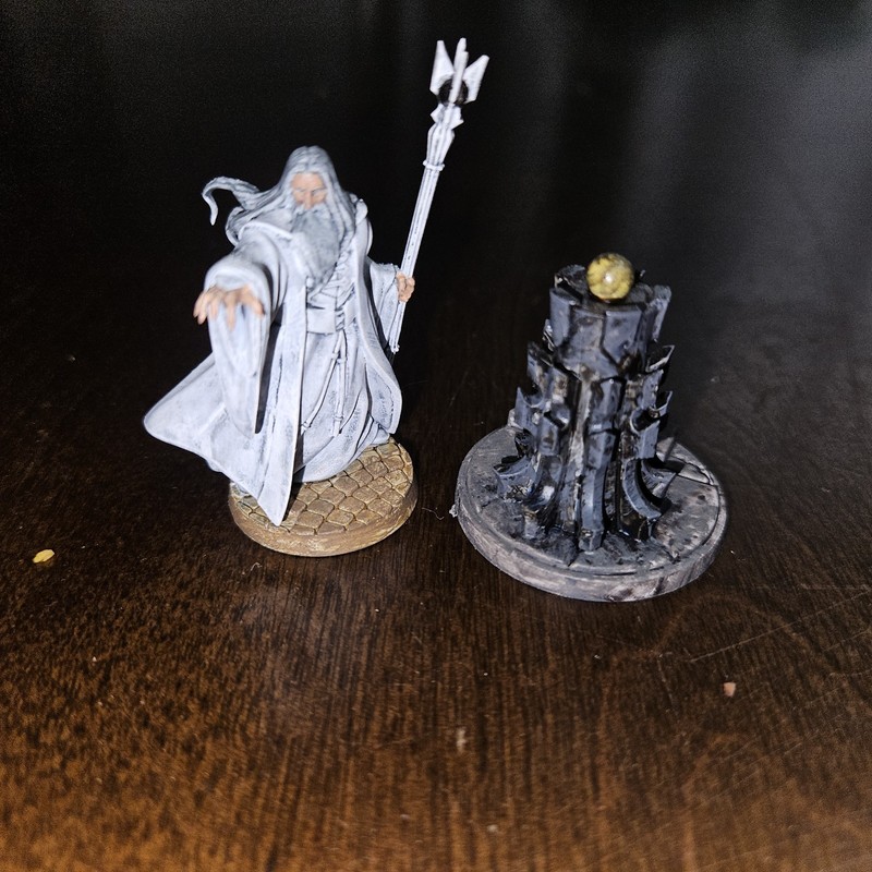 Saruman 3d Printed Miniature Middle Earth Strategy Battle Game
