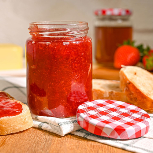 25 Vasetti Di Vetro per Conserve Da 230Ml - Con Etichette E Pennarello - Ermetic - Foto 7 di 12