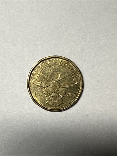 2017 Canada Toronto Maple Leaf Loonie Coin One Dollar $1 Loon - Picture 1 of 2
