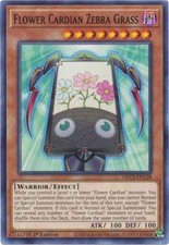 Flower Cardian Zebra Grass - DLCS-EN128 - Common - 1st Edition - Lightly Played 