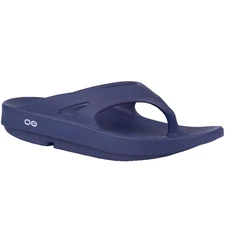 Oofos Ooriginal Thong Sandals Navy Recovery Slides Womens 8 EU 39