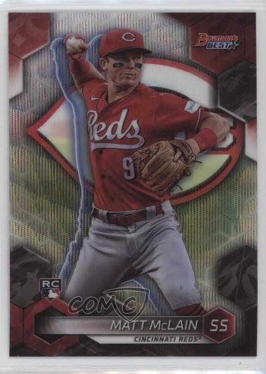 2023 Bowman's Best Wave Refractor Matt McLain #39 b4d