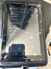 Verizon Android Tablet 8GB, Wi-Fi 4G 7in - Black qmv7a Good Condition